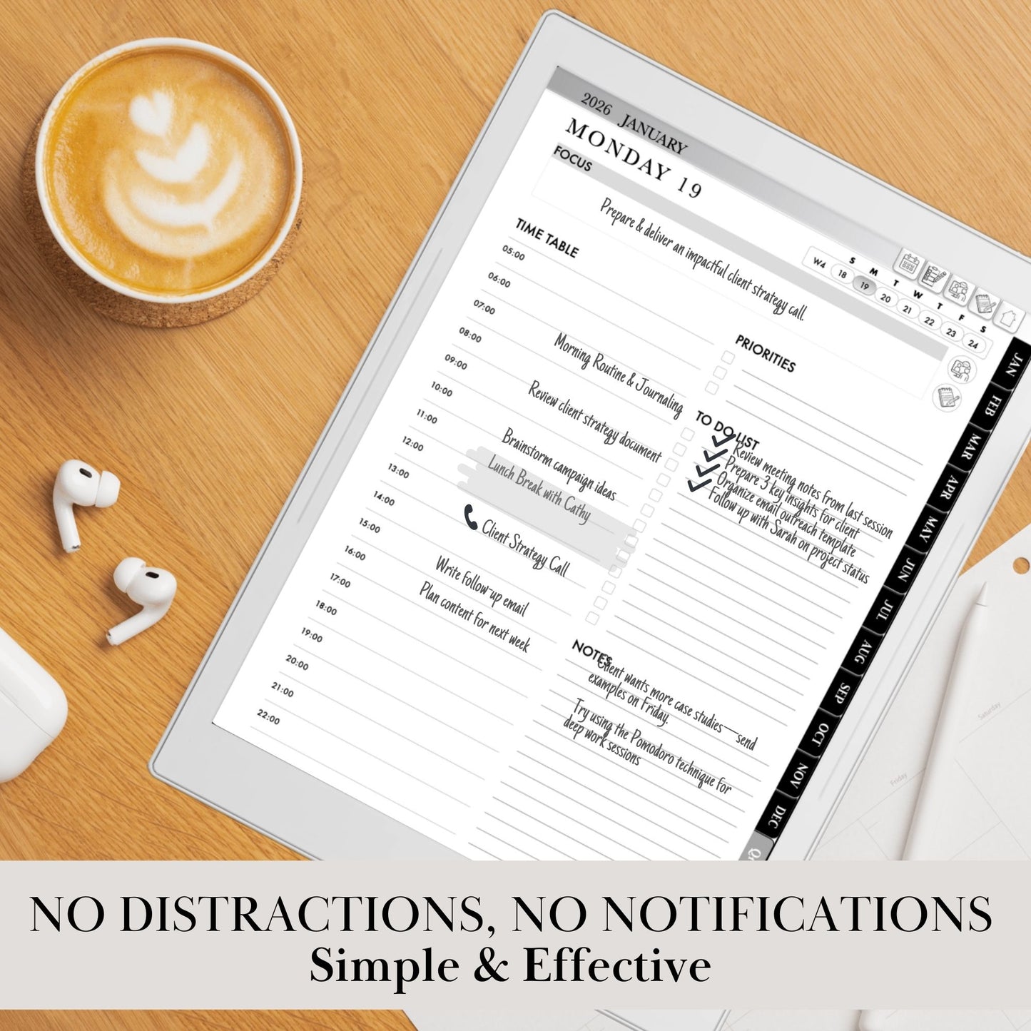 Supernote A5X A6X — Planner 2026
