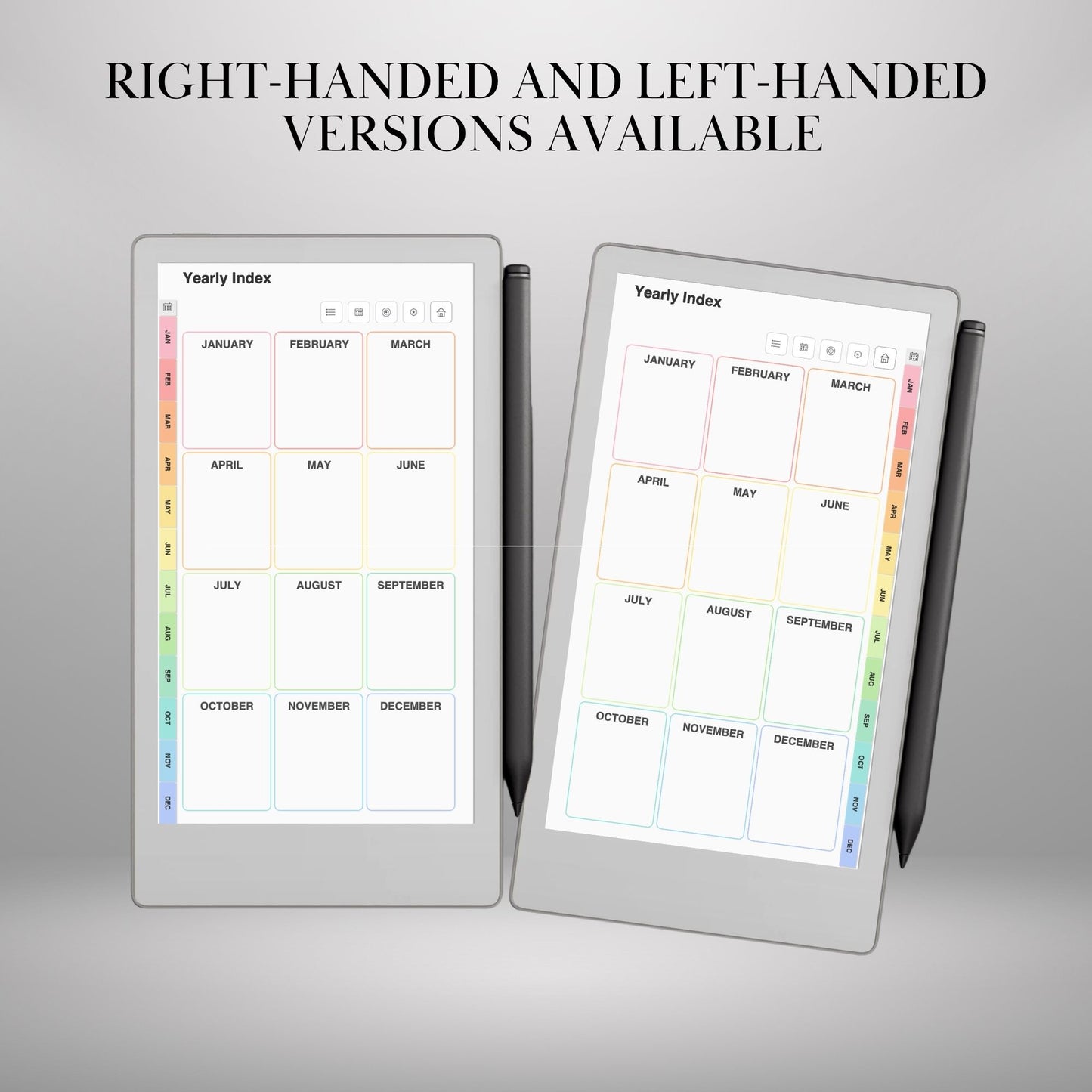 All reMarkable Devices — Habit Tracker Creator, Custom Hyperlinked Habit Tracker