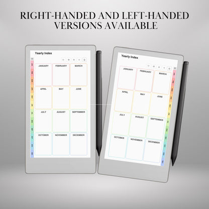 All reMarkable Devices — Habit Tracker Creator, Custom Hyperlinked Habit Tracker