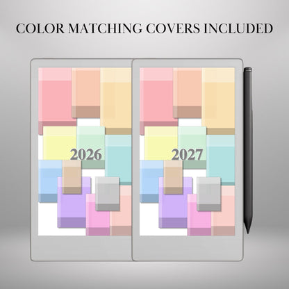 reMarkable Paper Pro Move — Daily Planner 2026-2027, dated calendar