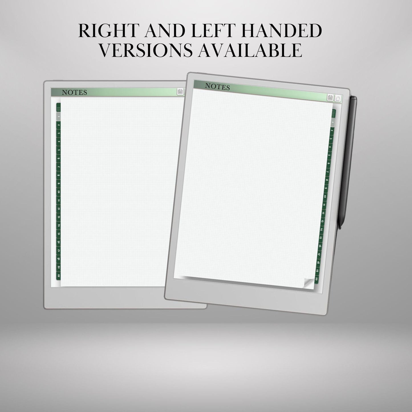 Notebook Bundle for reMarkable Paper Pro and remarkable 2 Hyperlinked, Indexed PDF Notebooks Lined, Grid, Dotted & Blank Pages eInk Template