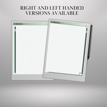 Notebook Bundle for reMarkable Paper Pro and remarkable 2 Hyperlinked, Indexed PDF Notebooks Lined, Grid, Dotted & Blank Pages eInk Template