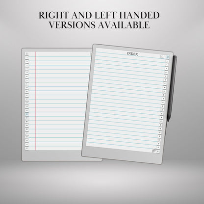 Color Notebook Bundle for reMarkable Paper Pro 8+1 Color Paper Notebooks Hyperlinked and Indexed Digital Notebooks Bundle eInk Templates