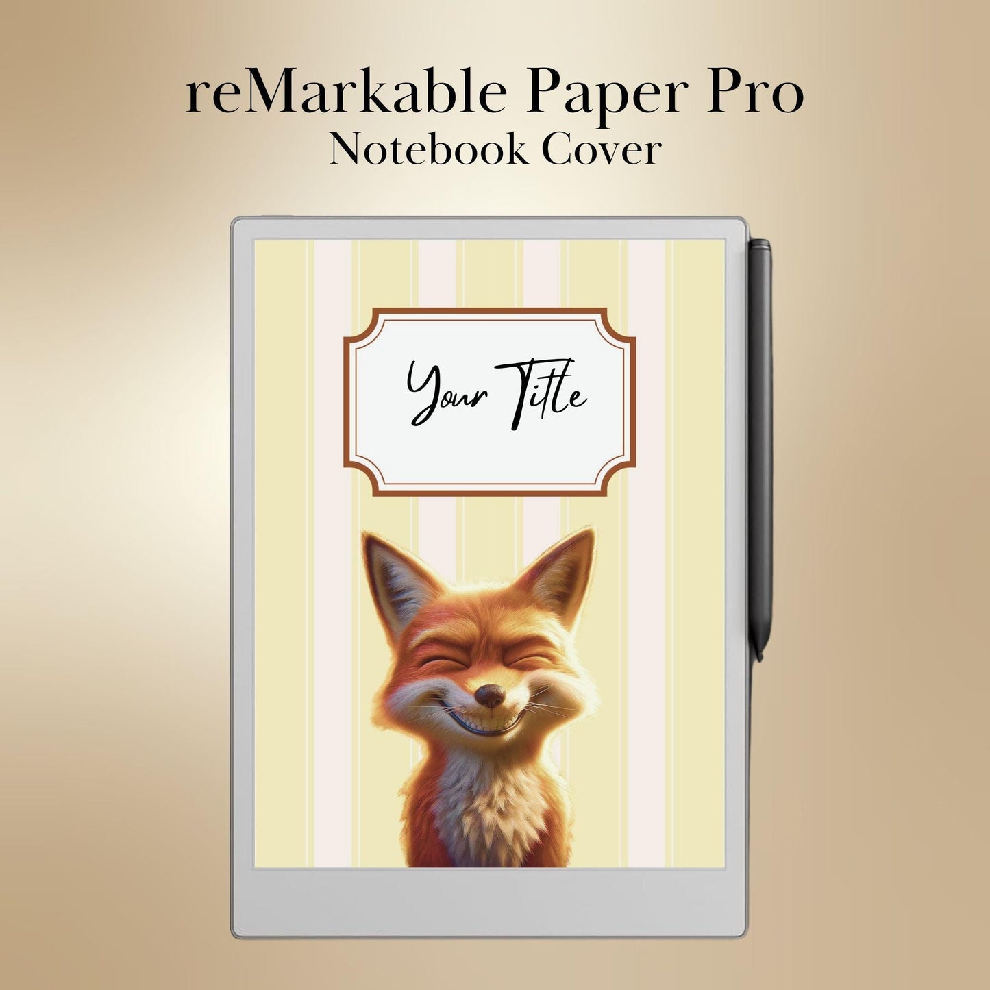 Cover for reMarkable Paper Pro Template Colored Notebook Cover Pages Digital Notebook Bundle for reMarkable Notebook Cover Fun covers
