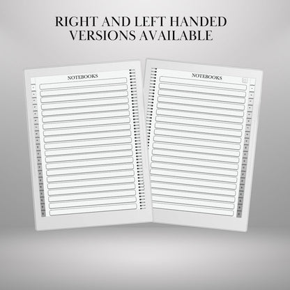 Supernote Template Notebook | Hyperlinked PDF Template for Supernote | Minimalist Notebook with tabs | eInk Notebook for Note-Taking
