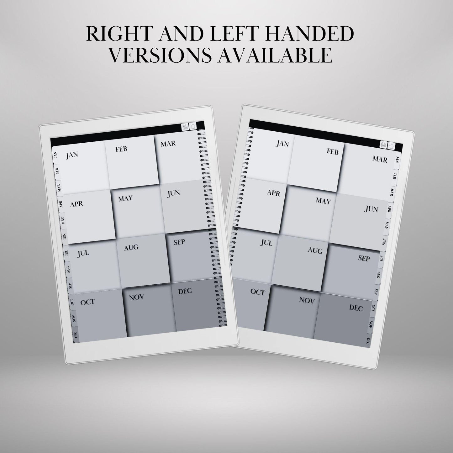 Supernote Template | Supernote Planner Undated Perpetual Calendar | Hyperlinked PDF | Daily, Weekly & Monthly Journal | eink template