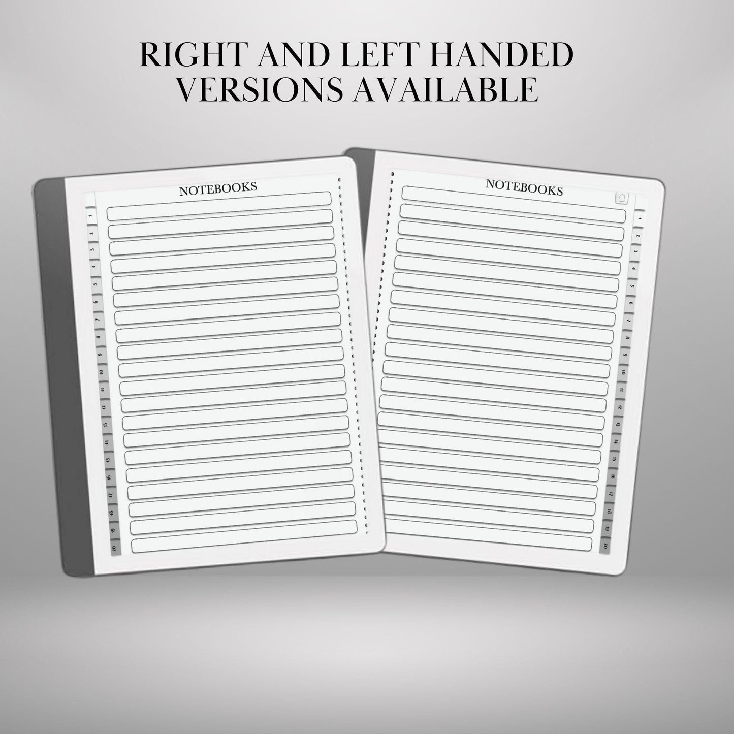Kindle Scribe Templates Notebook | Kindle Scribe Insert | Hyperlinked PDF Minimalist Digital Notebook with Tabs | eInk Notes Organizer