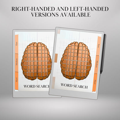 Word Search Puzzle Book for reMarkable Paper Pro Template Hyperlinked Word Search remarkable Game Activity reMarkable 2 e-ink Brain Game