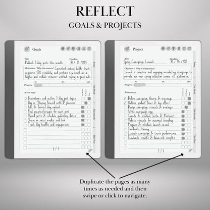 Kindle Scribe Task Planner GTD Template | Hyperlinked Productivity PDF | To-Do List, Brain Dump, Project Tracker | Kindle Scribe Organizer