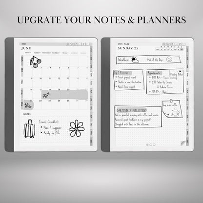 Kindle Scribe Sticker Template Traceable Stickers for Organisation Planner and Journal | Sticky Notes, Shapes and Diagrams | Hyperlinked PDF