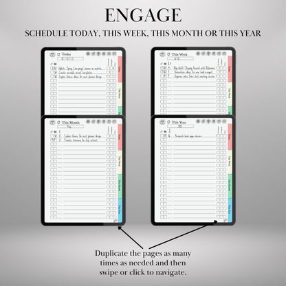 To Do Tracker GTD Planner for Ipad Goodnotes & Notability Task Tracker Template Productivity Planner Brain Dump Project Tracker To-Do List