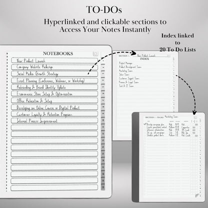 Kindle Scribe — Productivity Bundle, notebook, to-do & meeting notes