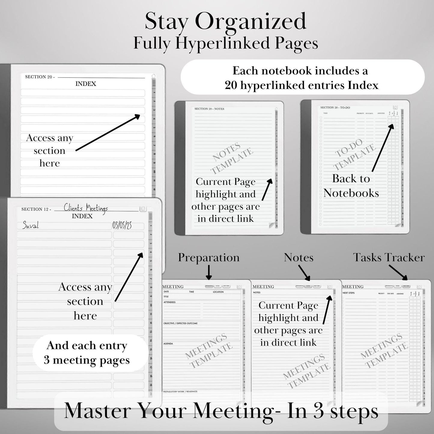 Kindle Scribe — Productivity Bundle, notebook, to-do & meeting notes
