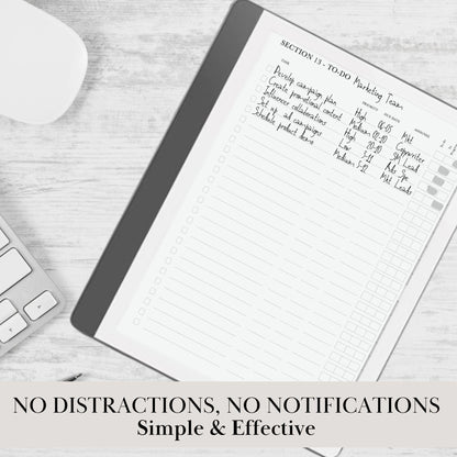 Kindle Scribe — Productivity Bundle, notebook, to-do & meeting notes
