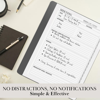 Kindle Scribe — Productivity Bundle, notebook, to-do & meeting notes