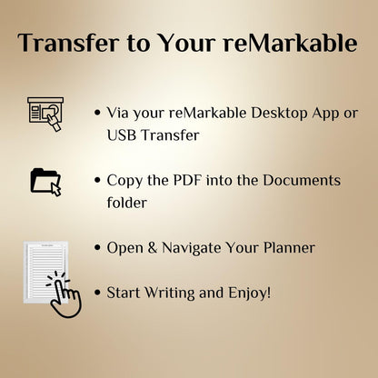 Supernote Meeting Notes Template: Hyperlinked Digital Notebook, Task Tracker and Productivity Template for eink tablet (PDF Download)