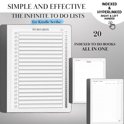Kindle Scribe — To-Do Notebook, task tracker