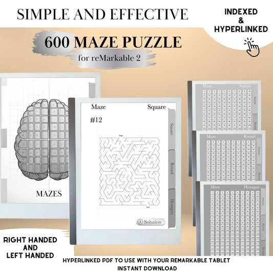 reMarkable 2 Mazes