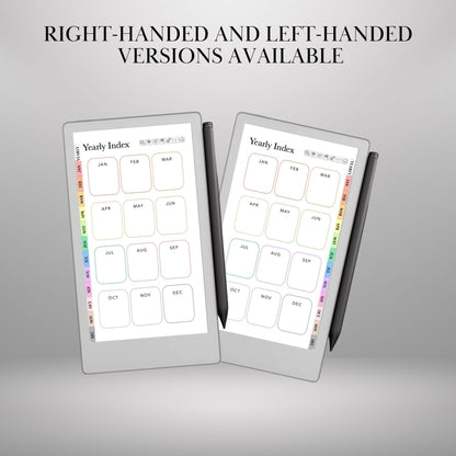 reMarkable Paper Pro Move — Habit Tracker, Hyperlinked Goal Planner