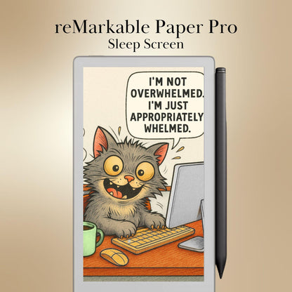 reMarkable Paper Pro Move — Fun Sleep Screens, funny theme bundle
