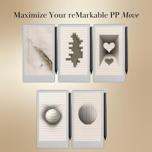 reMarkable Paper Pro Move — Creative Sleep Screens, lock screen art
