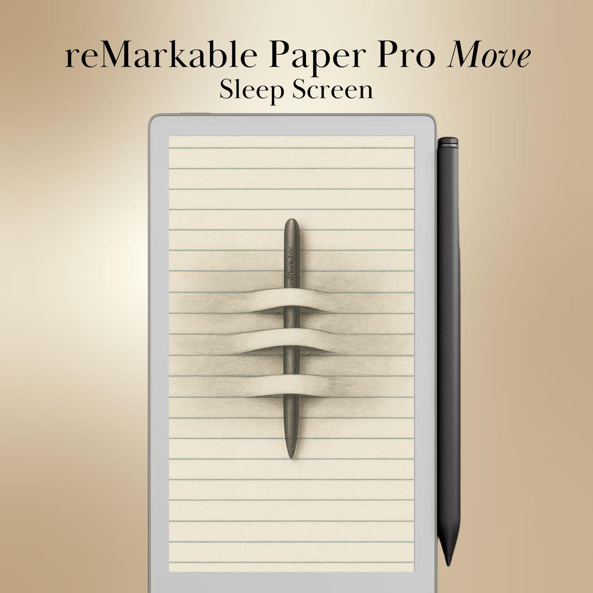 reMarkable Paper Pro Move — Creative Sleep Screens, lock screen art