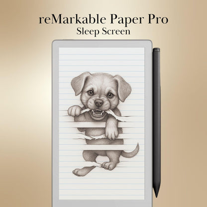 reMarkable Paper Pro Move — Animals Sleep Screens, 10 cute trompe-l'œil designs