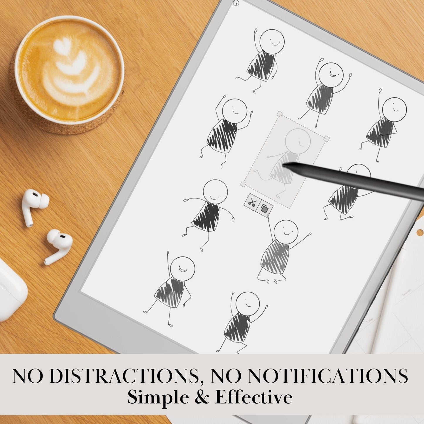 Boxy Buddies Stickers for reMarkable Paper Pro, reMarkable 2: Copy-Paste ready Fun and Expressive Stickers for Journaling & Planning