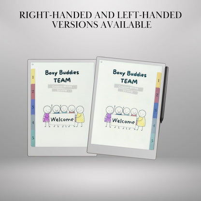 Boxy Buddies Stickers for reMarkable Paper Pro, reMarkable 2: Copy-Paste ready Fun and Expressive Stickers for Journaling & Planning