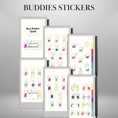 reMarkable Paper Pro Move — Stickers Bundle, 5 packs copy-paste