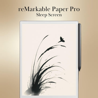 reMarkable Paper Pro & 2 — Abstract Sleep Screens, ink flow designs