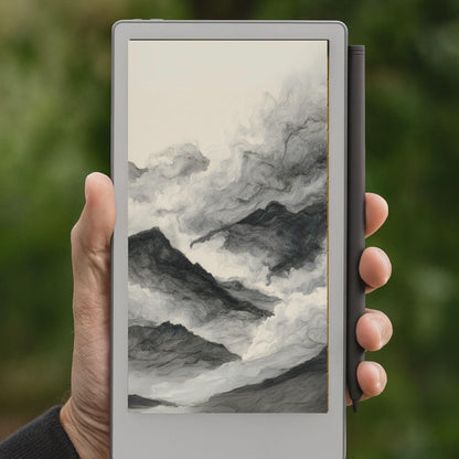 Abstract Sleep Screens for reMarkable Paper Pro Move | Ink Flow Remarkable Move Templates Sleep Screen