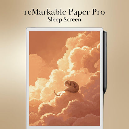 reMarkable Paper Pro — Mystic Animals Sleep Screens, Japanese-inspired