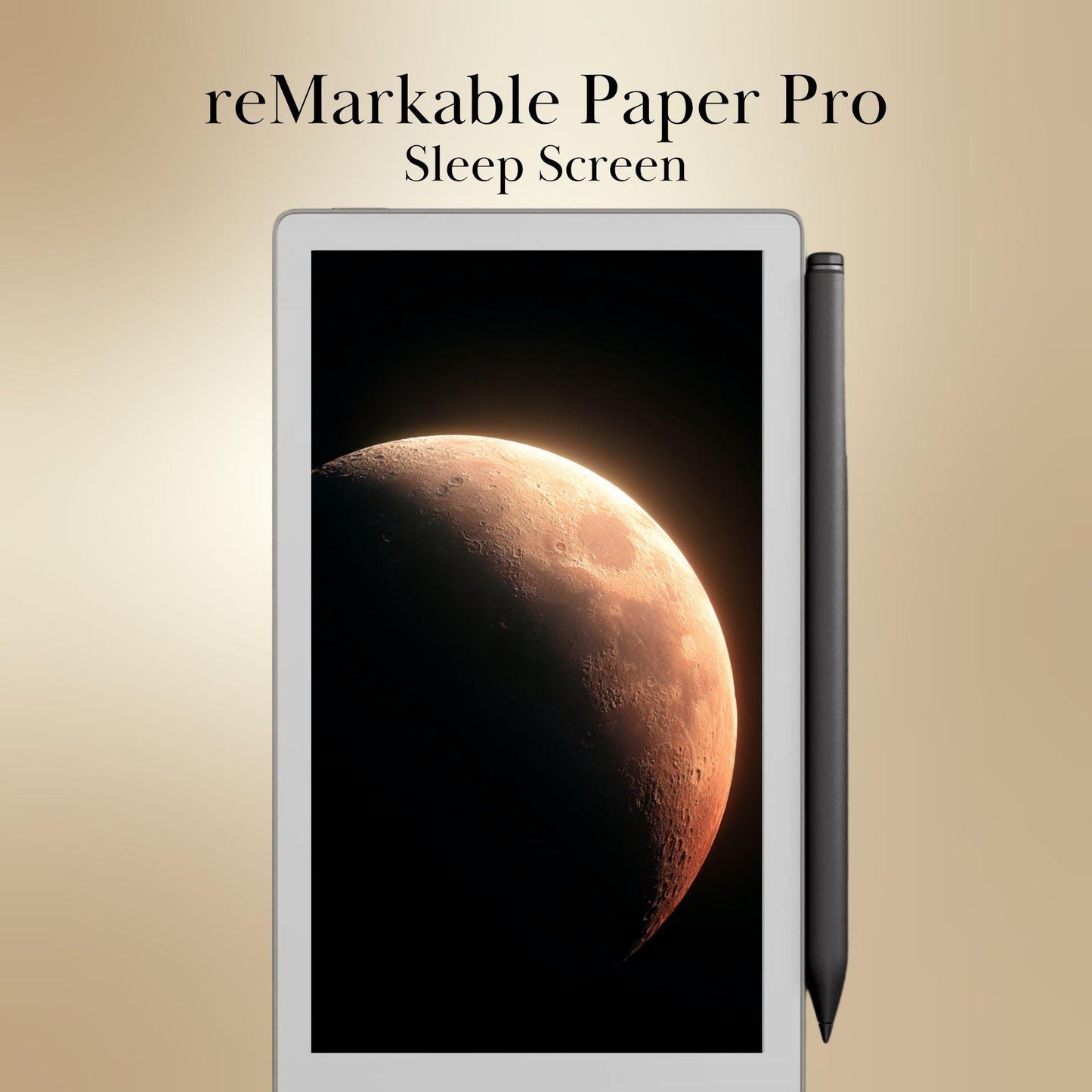 The Moon Light Sleep Screens Bundle for reMarkable Paper Pro Move: Celestial Designs Remarkable Paper Pro Move Templates (Digital Download)