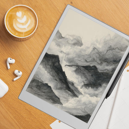 reMarkable Paper Pro & 2 — Abstract Sleep Screens, ink flow designs
