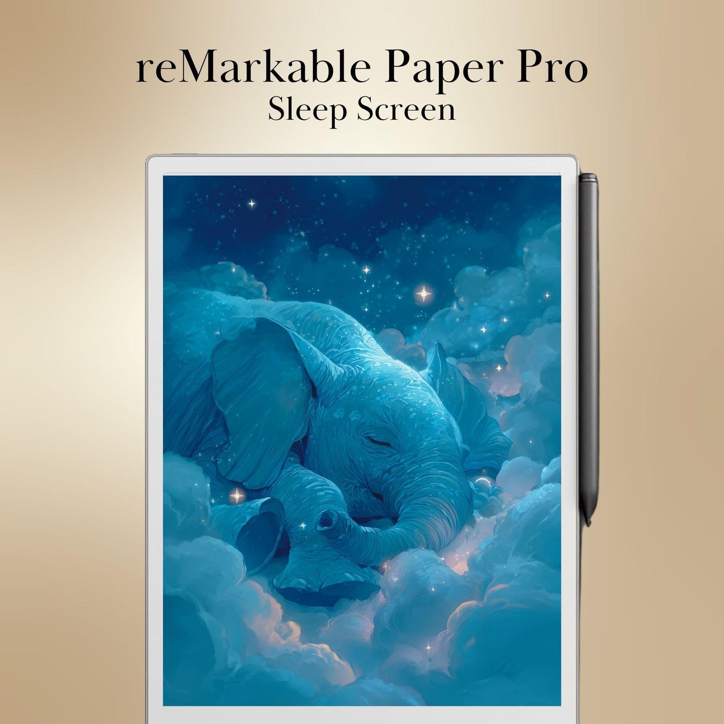 reMarkable Paper Pro — Mystic Animals Sleep Screens, Japanese-inspired