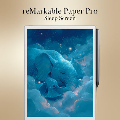 reMarkable Paper Pro — Mystic Animals Sleep Screens, Japanese-inspired