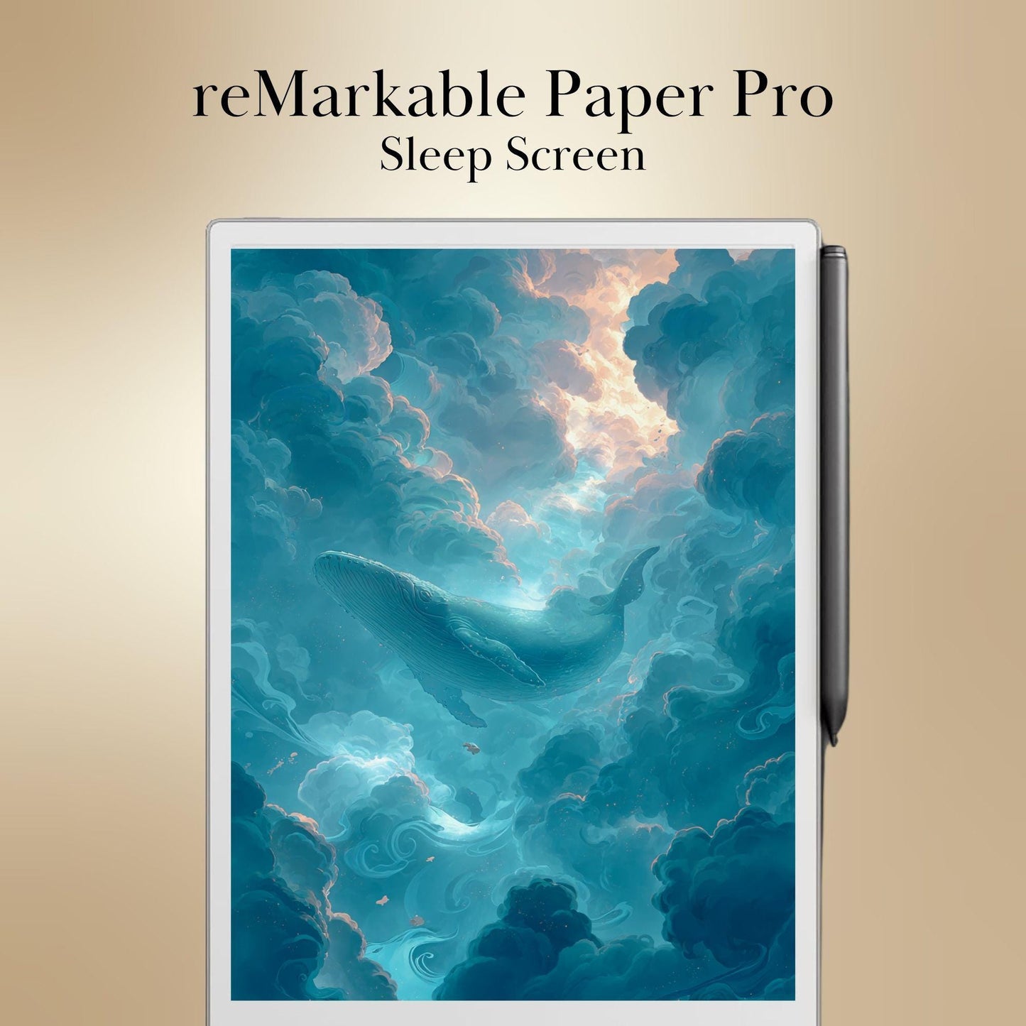 reMarkable Paper Pro — Mystic Animals Sleep Screens, Japanese-inspired