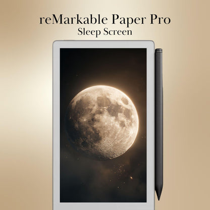 The Moon Light Sleep Screens Bundle for reMarkable Paper Pro Move: Celestial Designs Remarkable Paper Pro Move Templates (Digital Download)