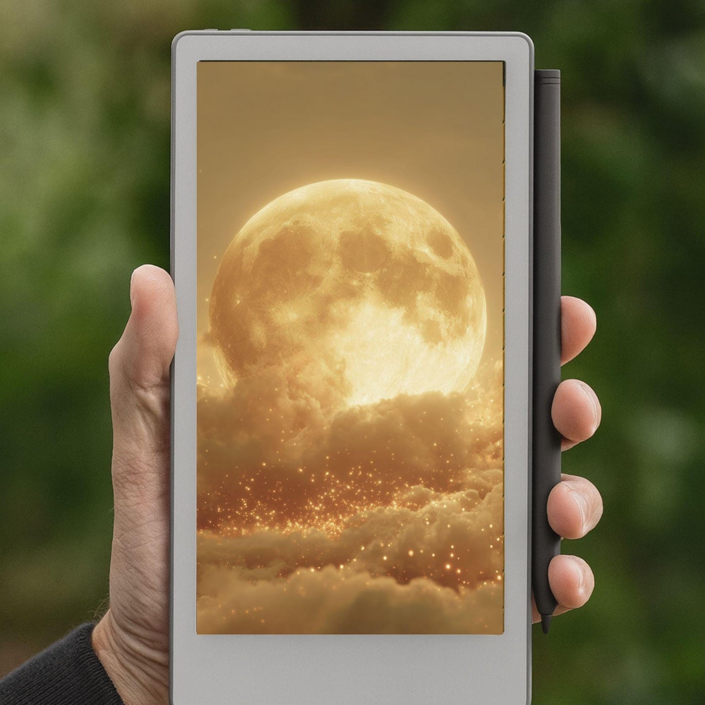 The Moon Light Sleep Screens Bundle for reMarkable Paper Pro Move: Celestial Designs Remarkable Paper Pro Move Templates (Digital Download)