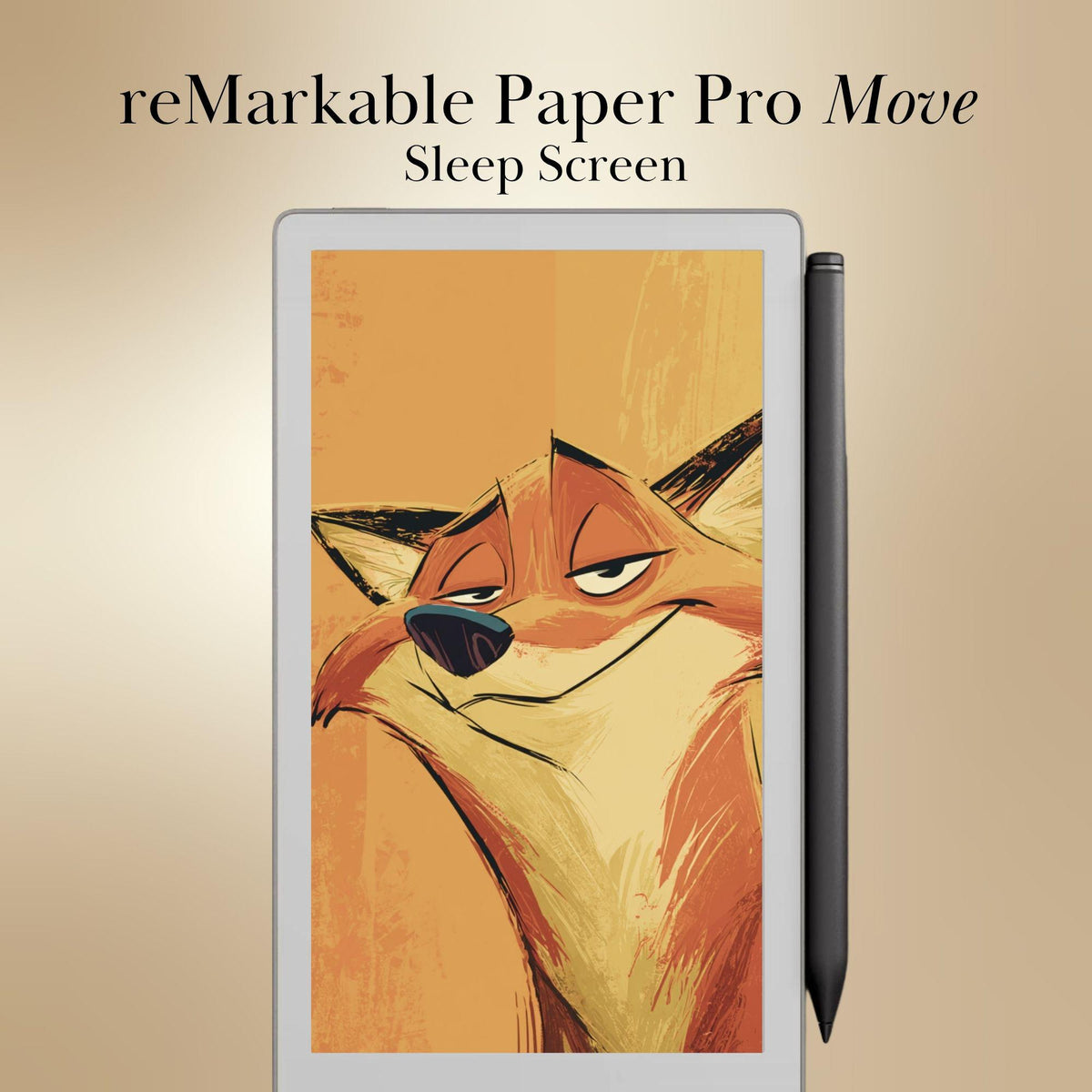 reMarkable Paper Pro Move — Cartoon Animals Sleep Screens