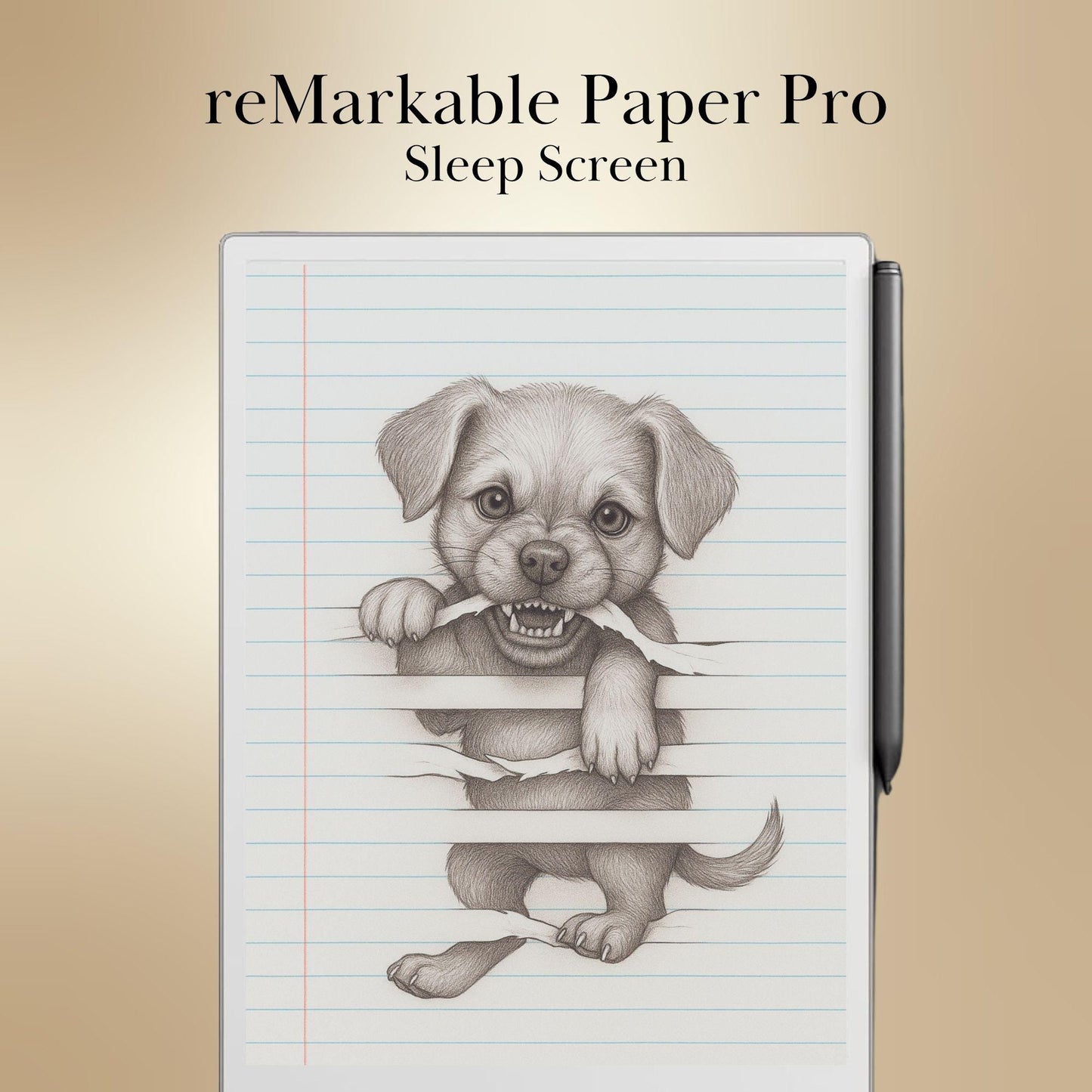 Trompe-l’Œil Sleep Screen Bundle for reMarkable paper Pro and reMarkable 2 Templates Sleep Screen | 10 Cute Screens with Animals
