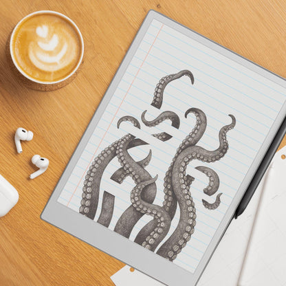 Trompe-l’Œil Sleep Screen Bundle for reMarkable paper Pro and reMarkable 2 Templates Sleep Screen | 10 Cute Screens with Animals