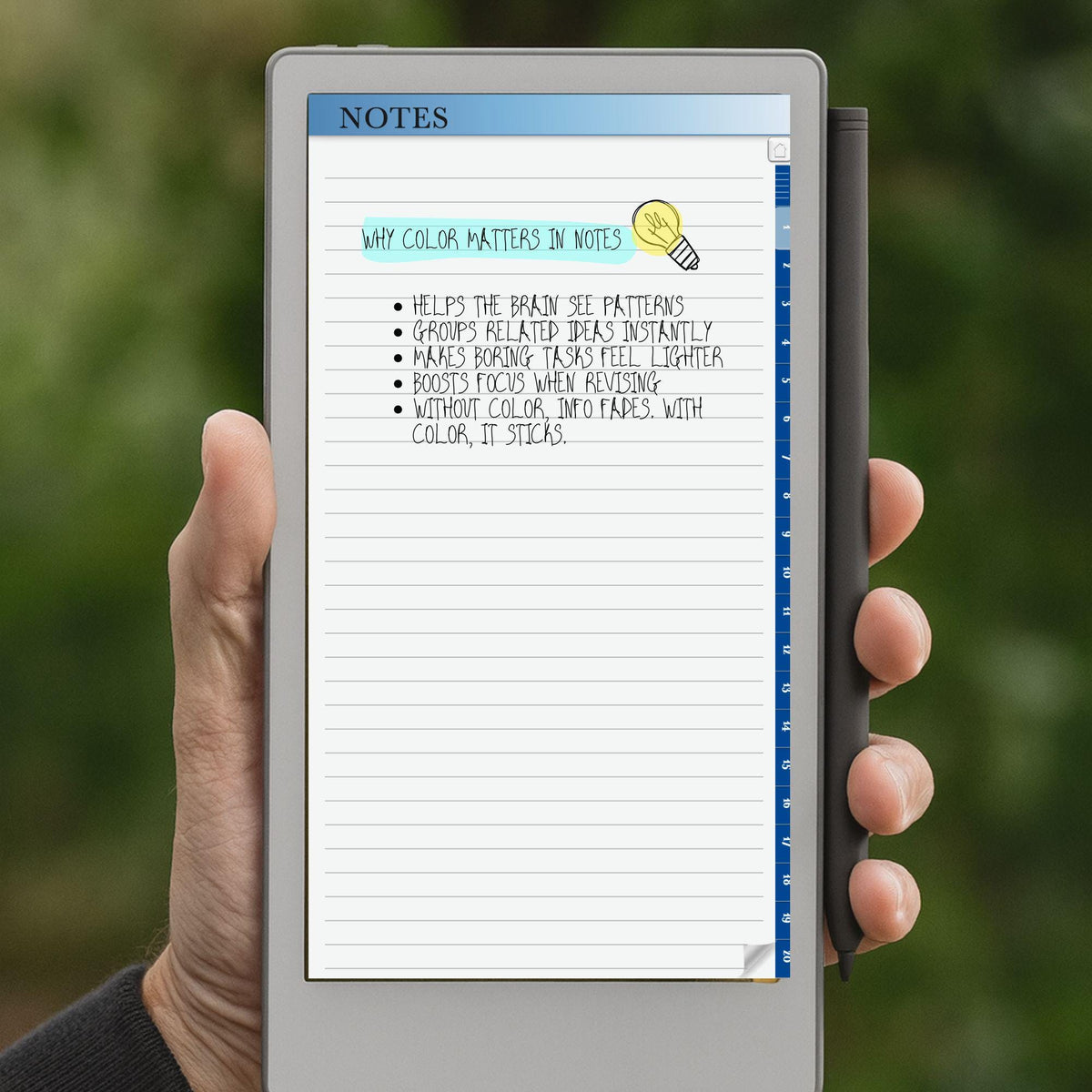 reMarkable Paper Pro Move — Notebook Bundle, lined grid dotted blank & A–Z