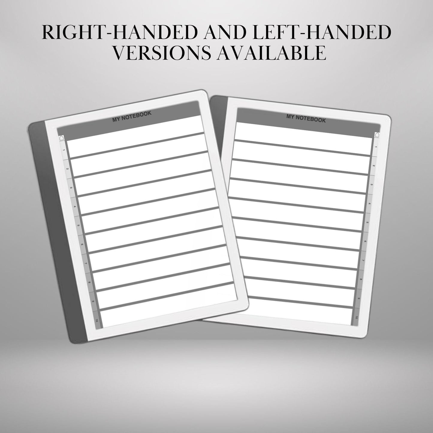 Custom Notebook Template Creator for Kindle Scribe | Personalized Template | Build Your Own Hyperlinked tabs Notebook