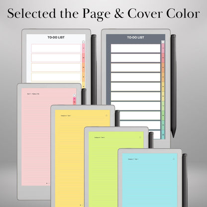 Custom To Do Lists Template Creator for reMarkable Paper Pro Move, rM2: Build Your Own Personalized Hyperlinked Task Planner Template