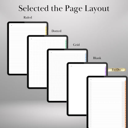 Custom Infinite Notebook Creator for iPad, Goodnotes, Notability, Noteshelf | Build Your Own Digital Notebook with tabs in 1 Minute