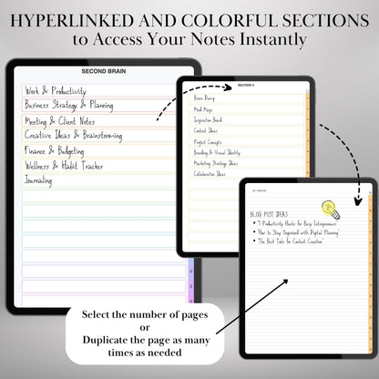 Custom Infinite Notebook Creator for iPad, Goodnotes, Notability, Noteshelf | Build Your Own Digital Notebook with tabs in 1 Minute