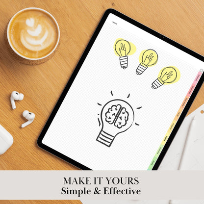 Custom Infinite Notebook Creator for iPad, Goodnotes, Notability, Noteshelf | Build Your Own Digital Notebook with tabs in 1 Minute