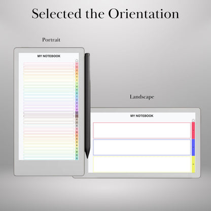 Custom Notebook Template Creator for reMarkable Paper Pro Move, rM2 | Personalized Template | Build Your Own Hyperlinked Notebook